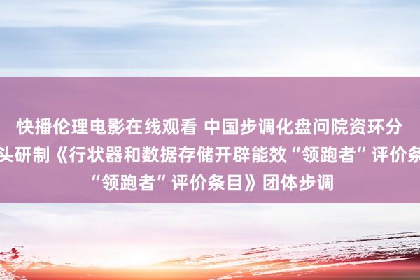 快播伦理电影在线观看 中国步调化盘问院资环分院盘问团队牵头研制《行状器和数据存储开辟能效“领跑者”评价条目》团体步调