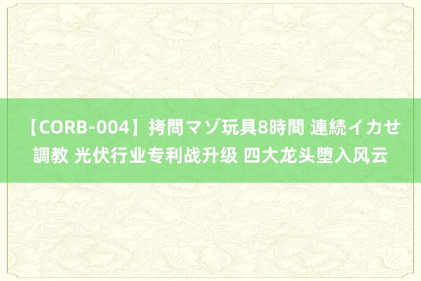 【CORB-004】拷問マゾ玩具8時間 連続イカせ調教 光伏行业专利战升级 四大龙头堕入风云