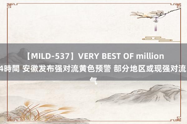 【MILD-537】VERY BEST OF million 13 4時間 安徽发布强对流黄色预警 部分地区或现强对流天气