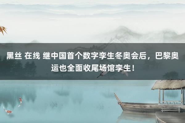 黑丝 在线 继中国首个数字孪生冬奥会后，巴黎奥运也全面收尾场馆孪生！